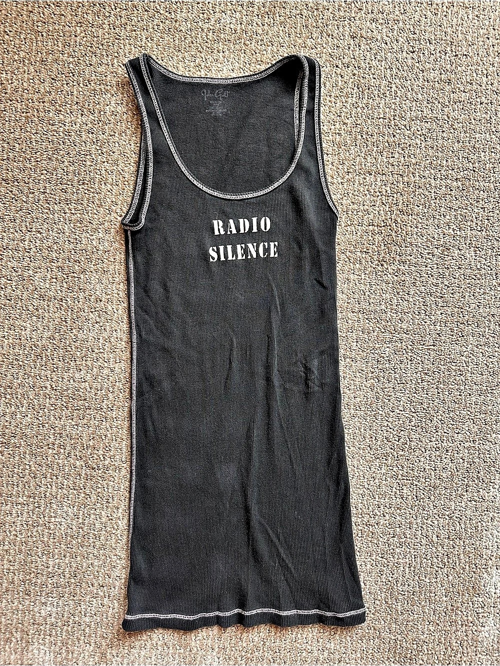 Brandy Melville Radio Silence Graphic Tank Top